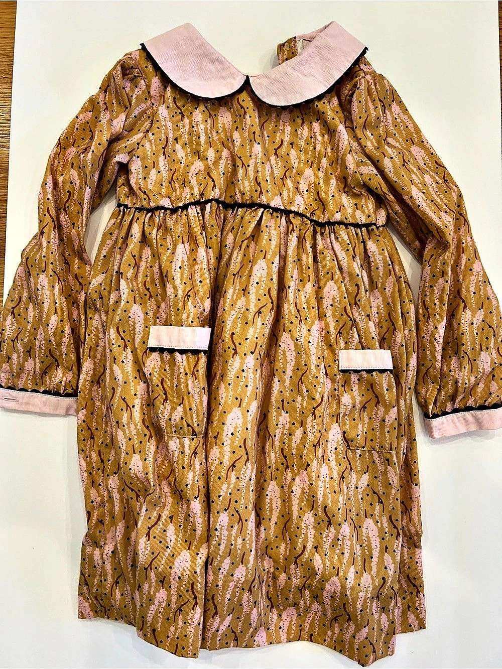 Smockingbird Girls' Long Sleeve Dress Size 4 Like New